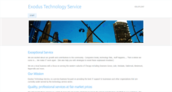 Desktop Screenshot of exodustechnology.com