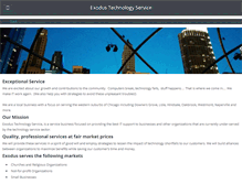 Tablet Screenshot of exodustechnology.com